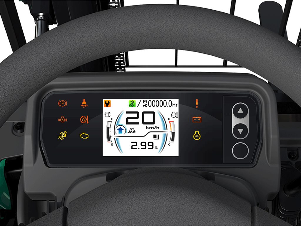 Mitsubishi GRENDiA ES - FD20-35P3-serien - Fuldfarvedisplay